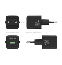 AISENS ASCH-25W2P015-BK