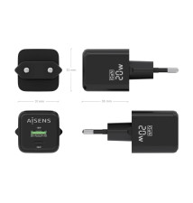 AISENS ASCH-20W2P011-BK