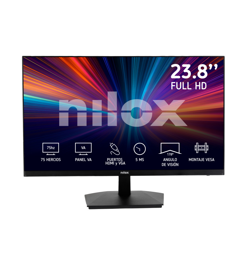 Nilox MONITOR 23.8"  NXM24FHD11 LED FHD 75HZ 16:9 5MS HDMI/VGA