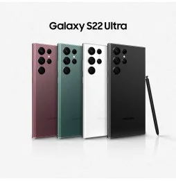 Smartphone Samsung Galaxy S22 Ultra 5G 6.8 8GB 128GB Dual SIM Burgundy