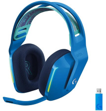 Headset LOGITECH G733 Lightspeed RGB (Sem Fios - 29H de autonomia - Azul)