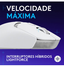 Rato LOGITECH G309 LIGHTSPEED (2560DPI - Wireless - Branco)