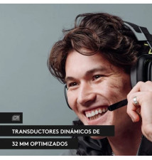 Headset LOGITECH Astro Gaming A10 2ª Geração (Com Fios - Binaural - Preto)