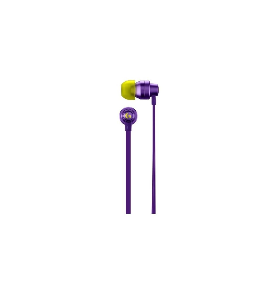 Auscultadores LOGITECH G333 (Com Fios - 3.5/USB-C - Roxo/Verde)