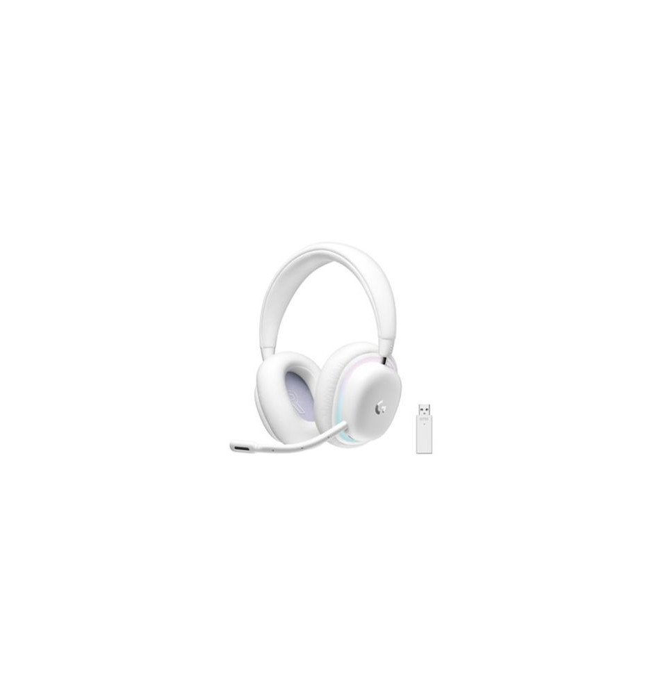 Headset LOGITECH G735 Aurora Collection (Wireless - 16H de autonomia - Branco)