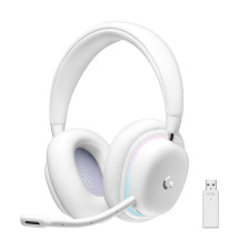 Headset LOGITECH G735 Aurora Collection (Wireless - 16H de autonomia - Branco)