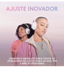Headset LOGITECH G735 Aurora Collection (Wireless - 16H de autonomia - Branco)