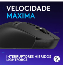 Rato LOGITECH G309 LIGHTSPEED (25600DPI - Wireless - Preto)