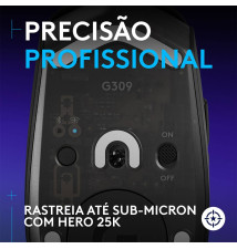 Rato LOGITECH G309 LIGHTSPEED (25600DPI - Wireless - Preto)