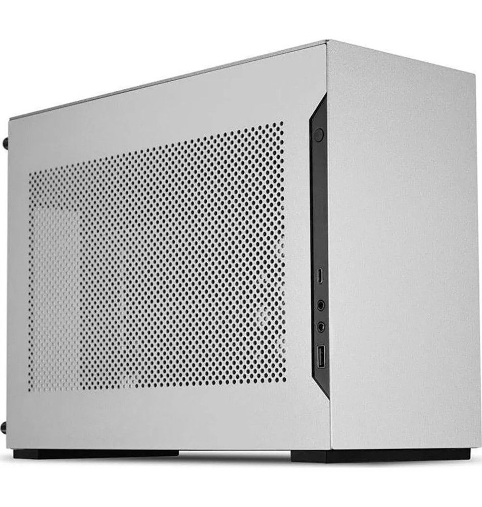 Caixa para PC LIAN LI X Dan Cases A4-H2O (Mini-ITX - PCIE 4.0 - Prateado)