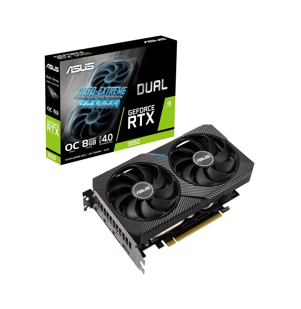 PLACA GRÁFICA ASUS NVIDIA DUAL RTX 3050 8GB VGA GPU