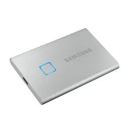 Disco Externo SSD Samsung 500GB SSD T7 Touch USB 3.2 Silver - MU-PC500S WW