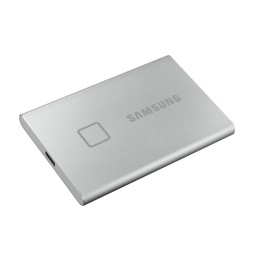 Disco Externo SSD Samsung 500GB SSD T7 Touch USB 3.2 Silver - MU-PC500S WW