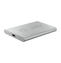 Disco Externo SSD Samsung 500GB SSD T7 Touch USB 3.2 Silver - MU-PC500S WW