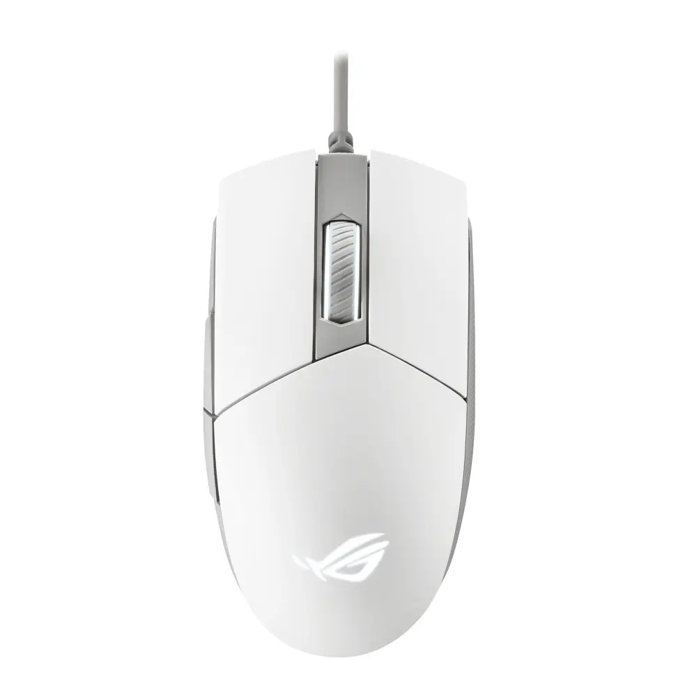 Rato Asus ROG Strix Impact II 6200 Dpi Branco Moonlight