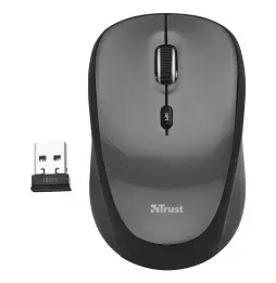 Rato Trust Mini YVI Óptico 1600Dpi CINZENTO PRETO