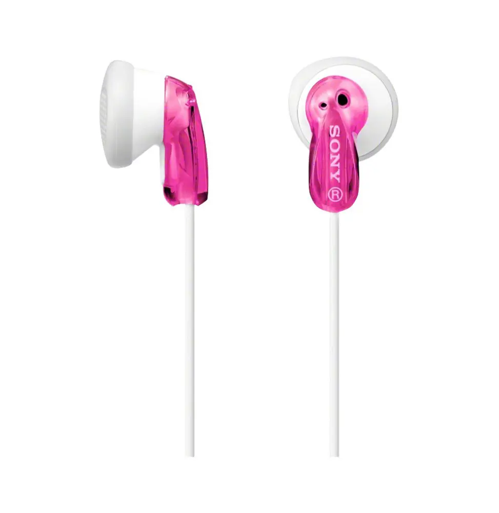 Headphone Sony MDR-E9LP Jack 3.5mm Rosa Branco