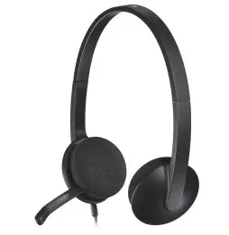 Headset Logitech H340 Preto