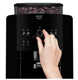 Máquina De Café Expresso Automática Krups Arabica Picto (Preto) - EA811010