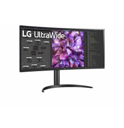 Monitor Curvo LG UltraWide LCD 34" 34WQ75C-B Quad HD IPS (Preto) - 34WQ75C-B