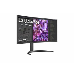 Monitor Curvo LG UltraWide LCD 34" 34WQ75C-B Quad HD IPS (Preto) - 34WQ75C-B