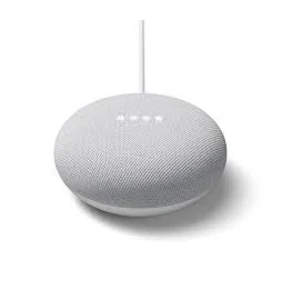 Coluna Portátil Google Nest Mini 2 C/ Assistente De Voz Inteligente Wi-Fi (Cinzento) - GA00638