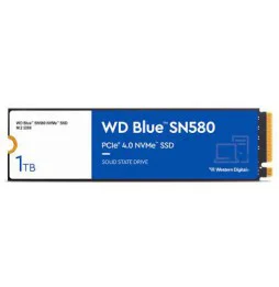 Disco SSD Western Digital M.2 2280 WDBlue SN580 1TB TLC NVMe PCIe Gen 4.0x4 - WDS100T3B0E