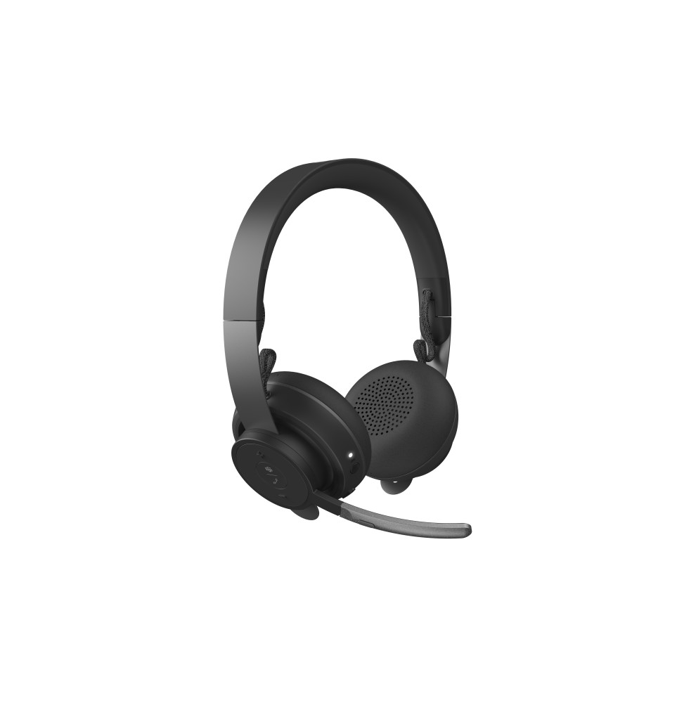 Headset Logitech Zone Teams Wireless Preto