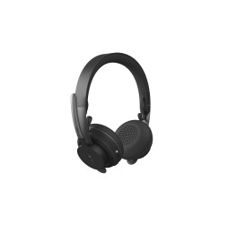 Headset Logitech Zone Teams Wireless Preto