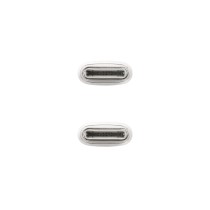 Cabo Nanocable USB-C 2.0 60W 3A, 1 Metro (Branco) - 10.01.6001-CO