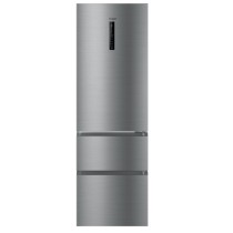 Frigorífico Combinado Haier Total No Frost New Gentle Silver 348L E (Inox) - HTR3619ENMN