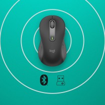 Logitech Signature M650 L Left Óptico Sem Fios 2000DPI Grafite