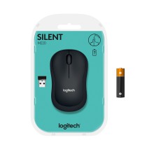 Logitech Mouse M220 Silent Wireless Charcoal - 910-004878