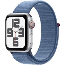 Apple Watch SE (2023) GPS+Cellular 40mm Alumínio Prateado c/ Loop Desportiva Azul Inverno - MRGQ3QL/A