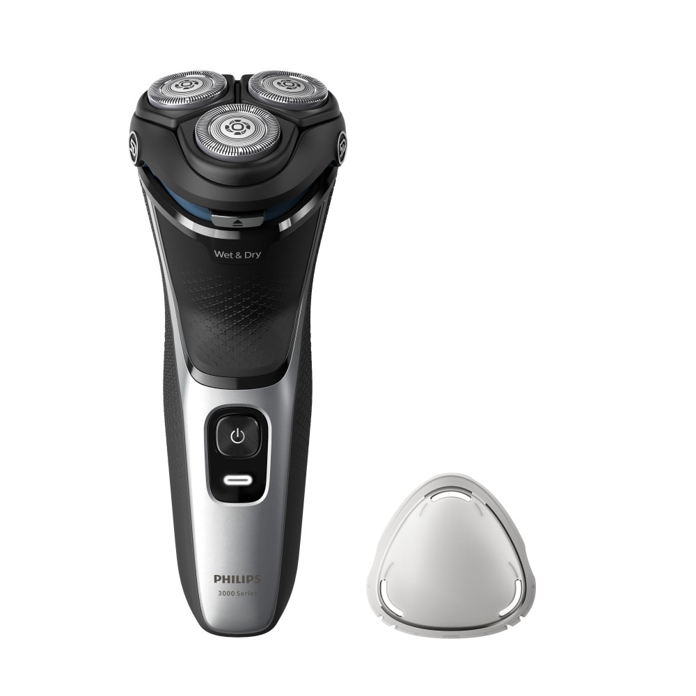 Máquina De Barbear Elétrica Philips Shaver 3000 Series Húmido E Seco - S3143 00