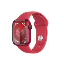 Apple Watch Series 9 GPS 41mm Alumínio (PRODUCT)RED c/ Bracelete Desportiva (PRODUCT) RED - M/L - MRXH3QL/A