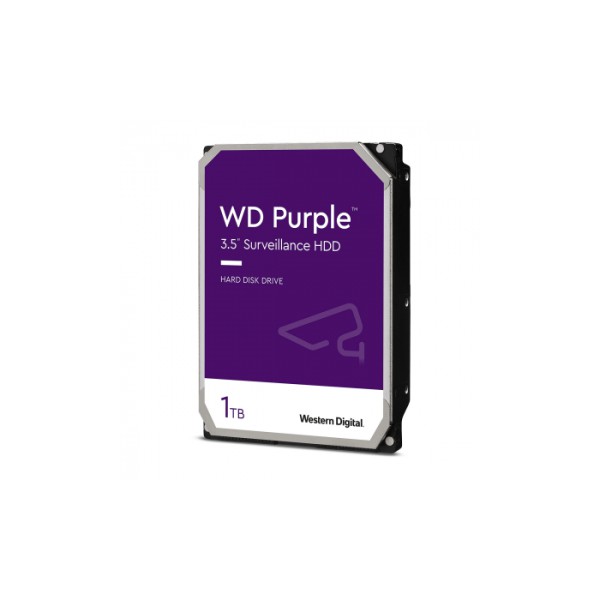 Disco Rígido 3.5 Western Digital Purple 1TB 5400RPM 64MB SATA III - WD10PURZ