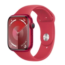 Apple Watch Series 9 GPS 45mm Alumínio (PRODUCT)RED c/ Bracelete Desportiva (PRODUCT) RED - M/L - MRXK3QL/A