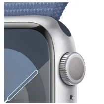 Apple Watch Series 9 GPS 41mm Alumínio Prateado c/ Loop Desportiva Azul Inverno - MR923QL/A