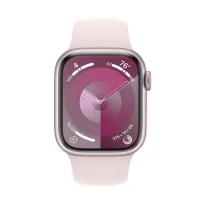 Apple Watch Series 9 GPS 41mm Alumínio Rosa c/ Bracelete Desportiva Rosa Claro - M/L - MR943QL/A