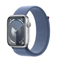 Apple Watch Series 9 GPS 45mm Alumínio Prateado c/ Loop Desportiva Azul Inverno - MR9F3QL/A