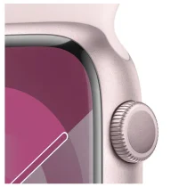 Apple Watch Series 9 GPS 45mm Alumínio Rosa c/ Bracelete Desportiva Rosa Claro - S/M - MR9G3QL/A