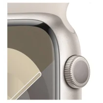 Apple Watch Series 9 GPS 45mm Alumínio Luz das Estrelas c/ Bracelete Desportiva Luz das Estrelas - M/L - MR973QL/A