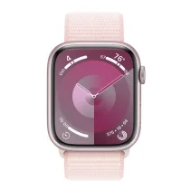 Apple Watch Series 9 GPS 45mm Alumínio Rosa c/ Loop Desportiva Rosa Claro - MR9J3QL/A