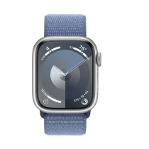 Apple Watch Series 9 GPS + Cellular 41mm Alumínio Prateado c/ Loop Desportiva Azul Inverno - MRHX3QL/A