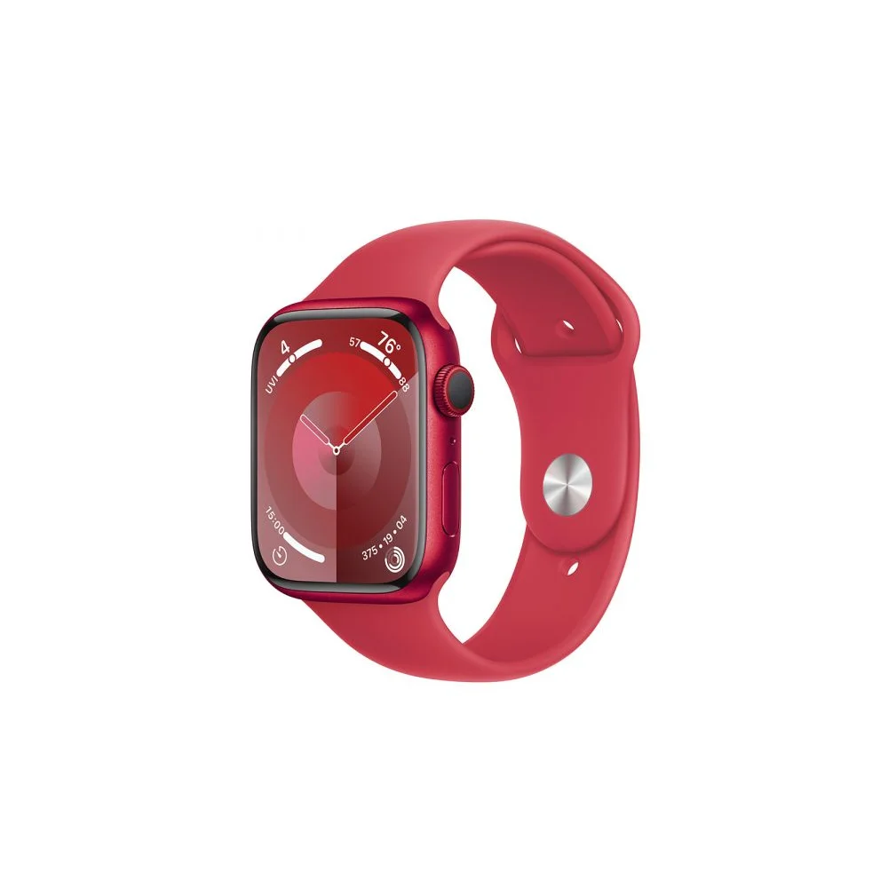 Apple Watch Series 9 GPS + Cellular 45mm Alumínio (PRODUCT)RED c/ Bracelete Desportiva (PRODUCT) RED - M/L - MRYG3QL/A