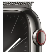 Apple Watch Series 9 GPS + Cellular 45mm Aço Inoxidável Grafite c/ Loop Milanesa Grafite - MRMX3QL/A