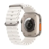 Apple Watch Ultra 2 GPS + Cellular 49mm Titânio c/ Bracelete Ocean Band Branca - MREJ3PO/A