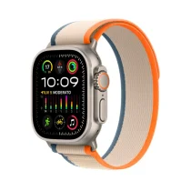 Apple Watch Ultra 2 GPS + Cellular 49mm Titânio c/ Loop Trail Laranja/Bege - M/L - MRF23PO/A