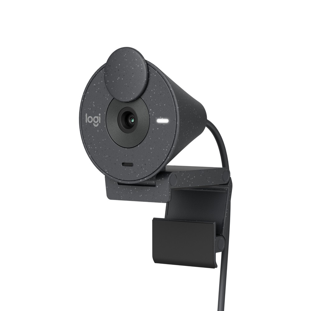 Webcam Logitech Brio 300 Full HD 1080p USB Type-C (Grafite) - 960-001436